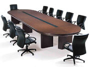 實(shí)木會(huì )議臺 Solid Wood Conference Table