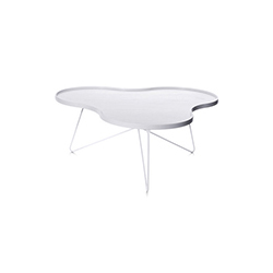 花朵茶幾 schwarzer flower table