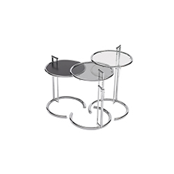 銀色可調式桌 愛(ài)琳·格蕾  ClassiCon家具品牌