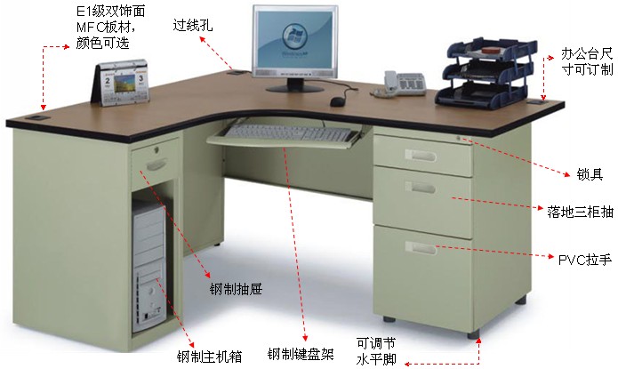 鋼制辦公臺