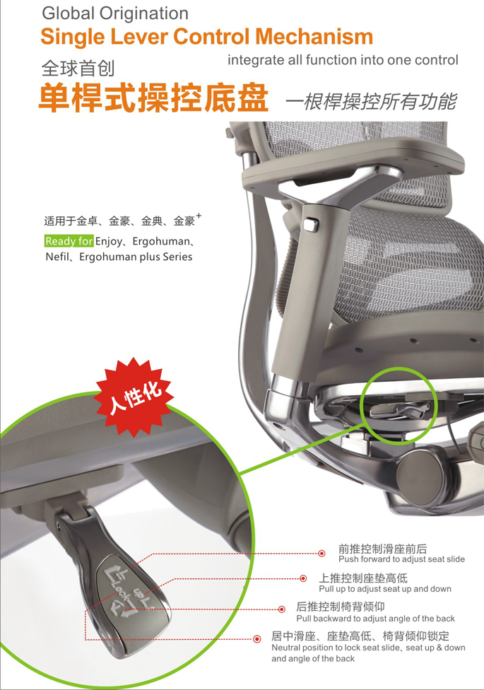 辦公椅金豪系列Ergohuman